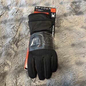 Spyder Core Conduct Gloves Men’s Size Medium Black 3M Thinsulate Touchscreen